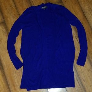 Blue dressy cardigan